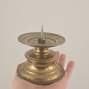 Vintage Brass Candle Holder